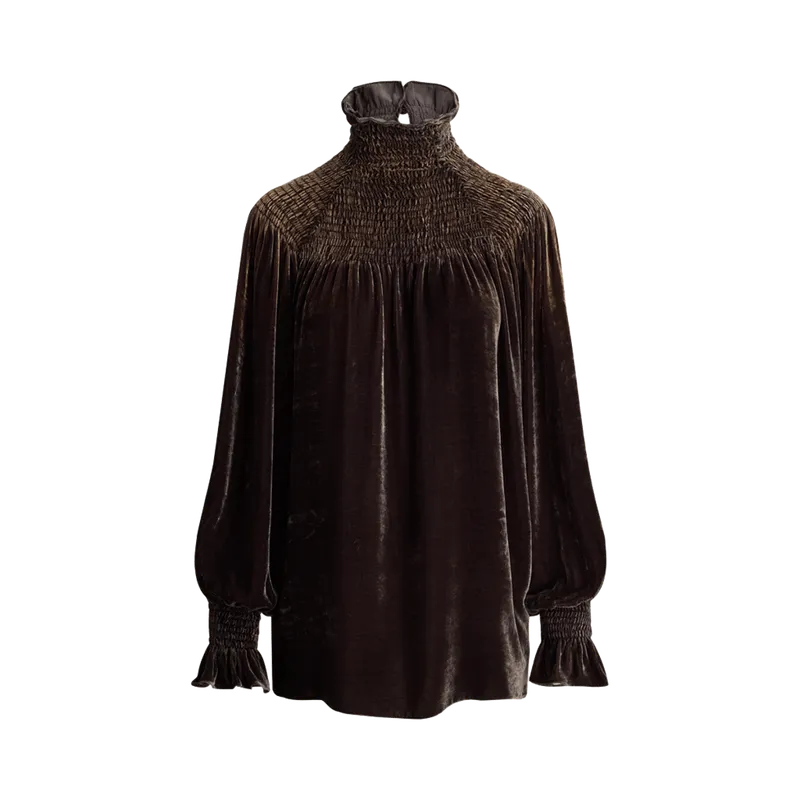 Maddison Velvet Blouse
