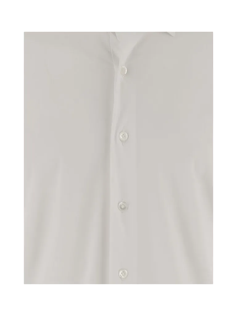 Alessandro Gherardi Stretch Jersey Nylon Shirt — White