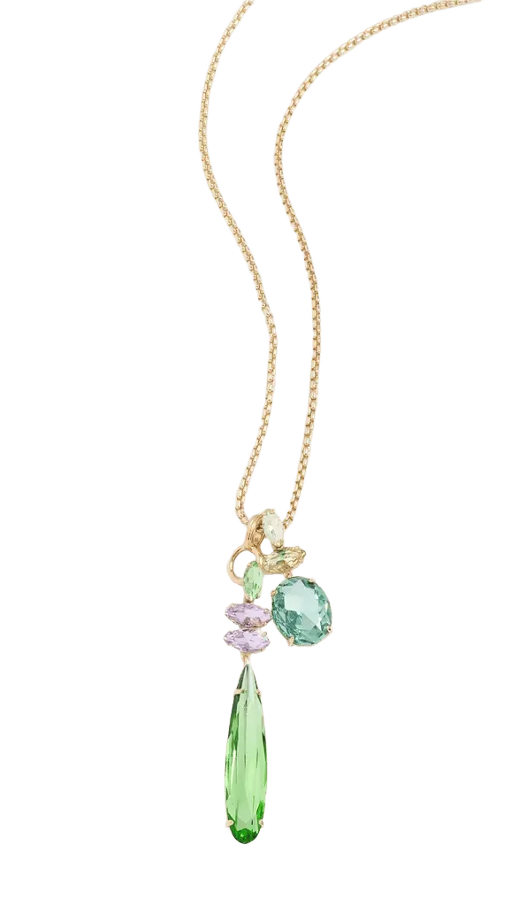 The Crystal Icicle Pendant Necklace