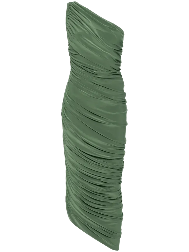 Diana draped midi dress