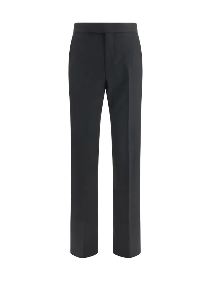 Tom Ford Tailored Wool Trousers — Black