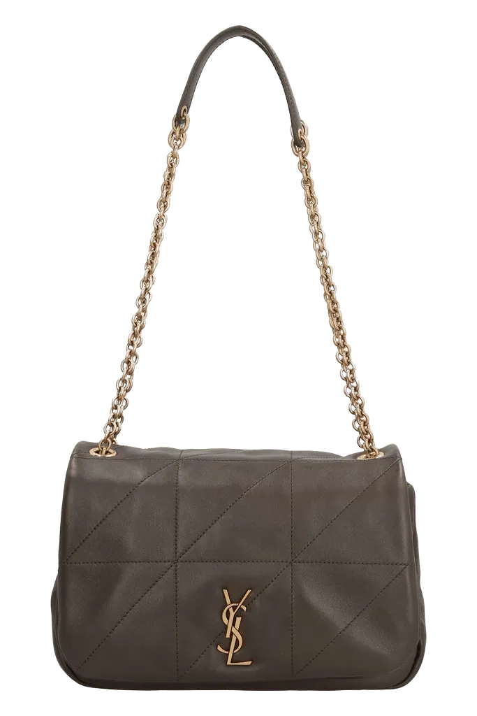 Saint Laurent Jamie Shoulder Bag — Gray