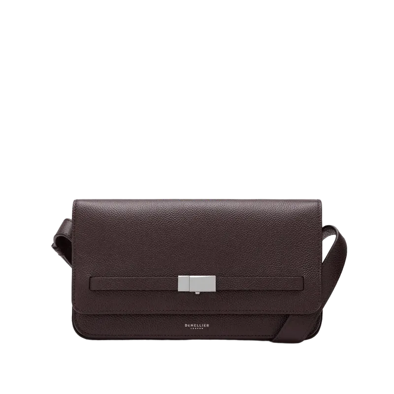 The New York Crossbody - Bordeaux small grain