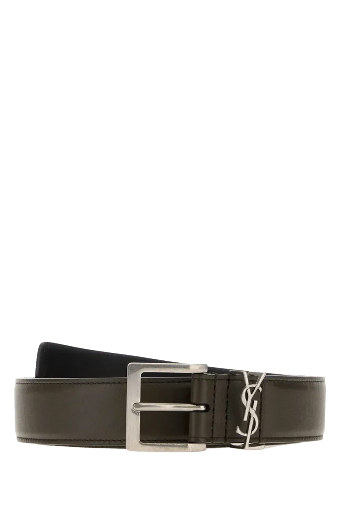 Saint Laurent Cintura Belt — Brown