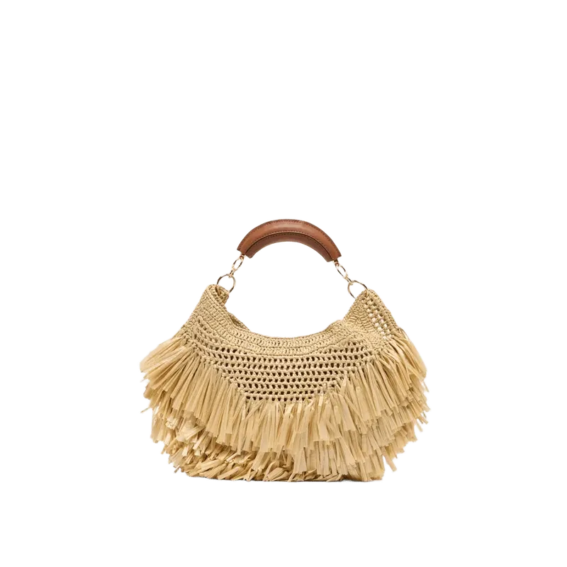 AMARILIS HANDBAG NATURAL RAFFIA