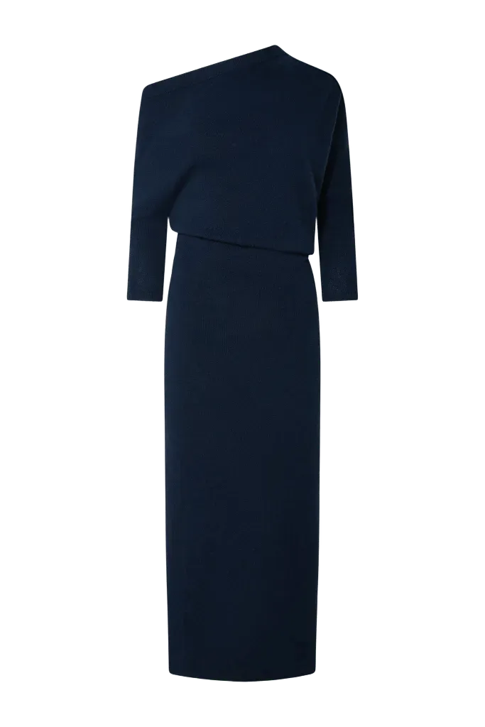 Kasos Dress in Navy