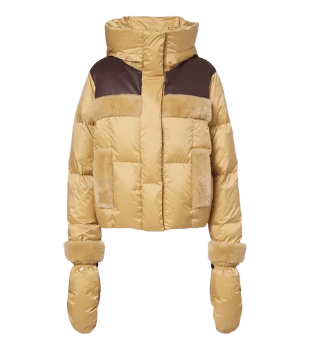 Rin hooded ski jacket