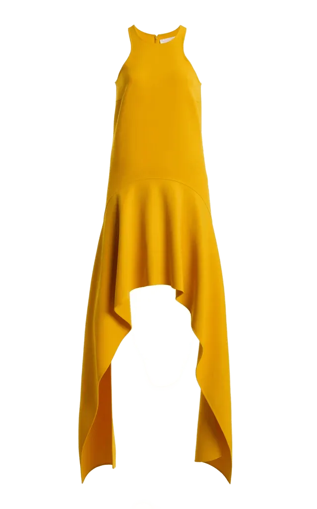 Streamer Stretch-Wool Mini Dress