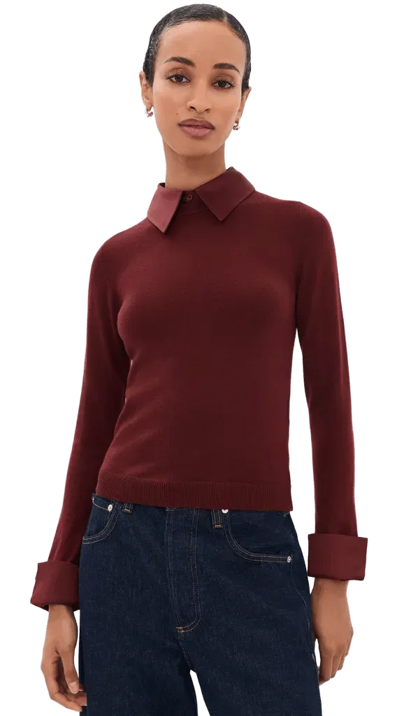 Porla Collared Sweater
