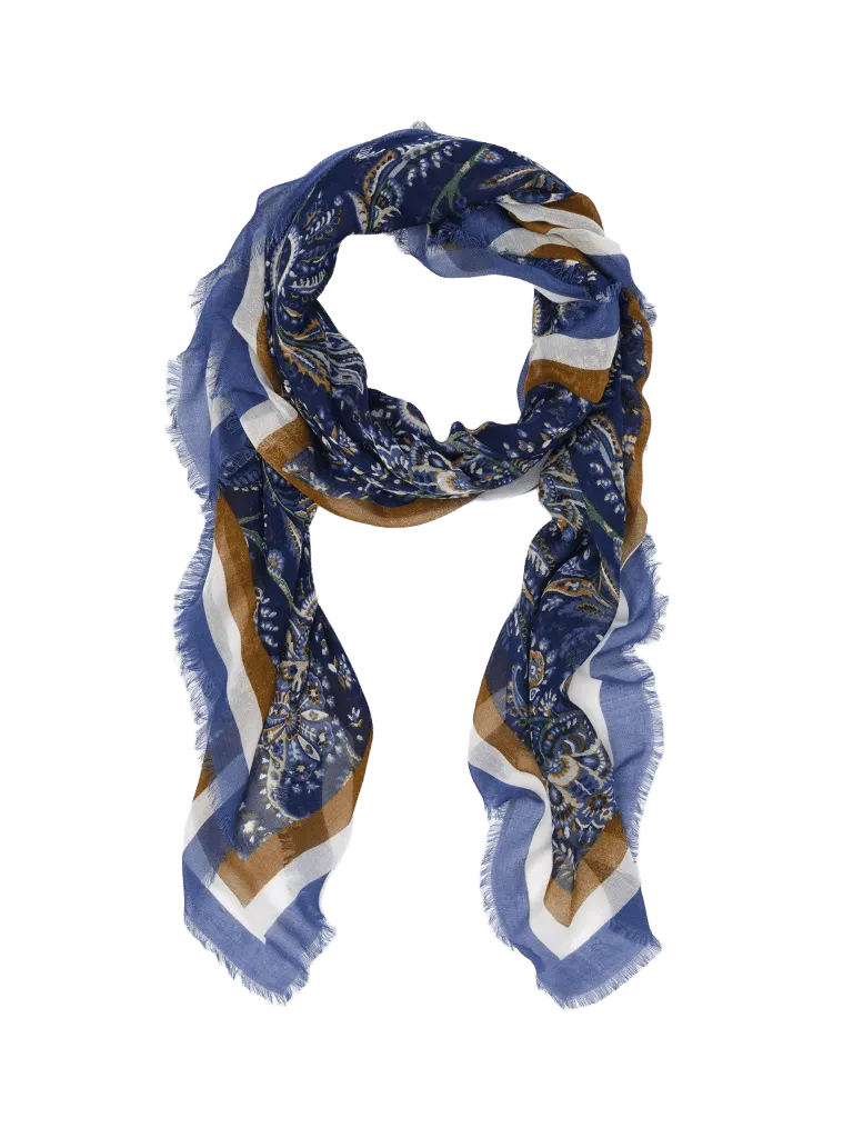 Giselle Scarf in Heirloom Paisley Border