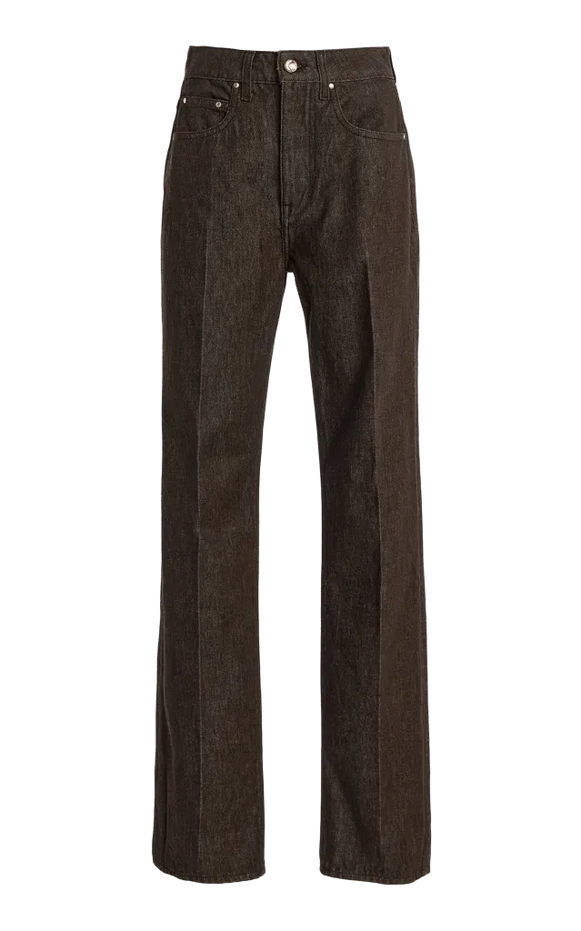 Noon Rigid Mid-Rise Straight-Leg Jeans