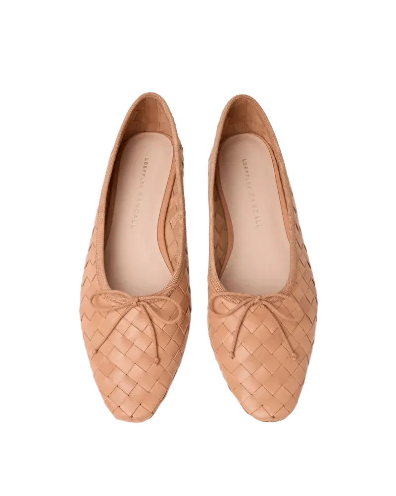 Landry Honey Woven Ballet Flat