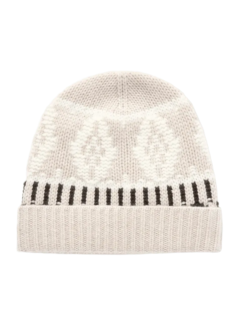 Lorenz Fair Isle cashmere beanie