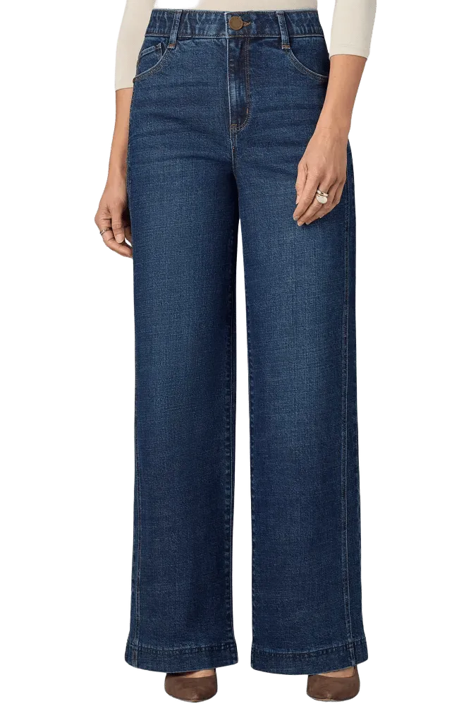 Gracie Skyrise Double Side Seam Wide Leg Jeans