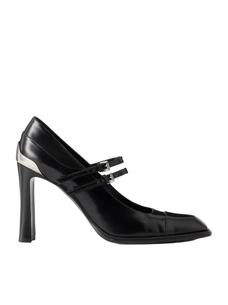Niko leather Mary Jane pumps