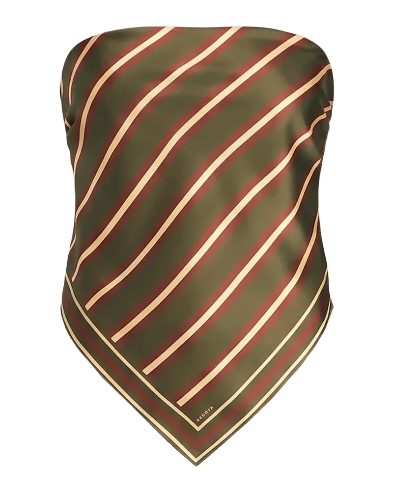 Hark Satin Scarf Top