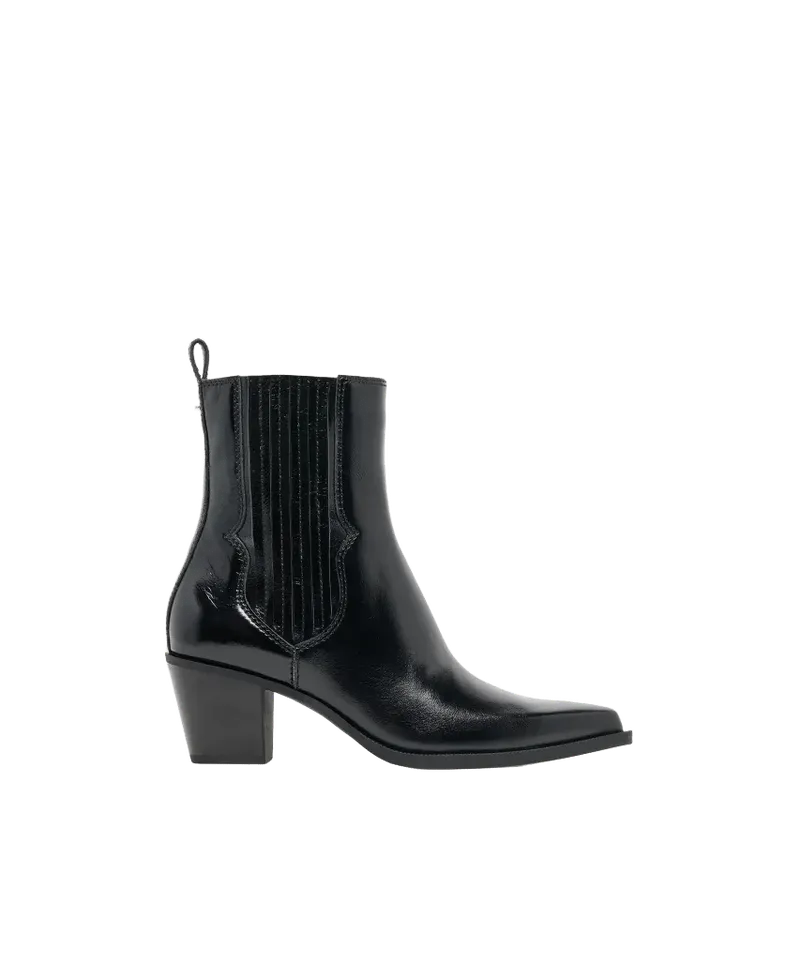 Soline H2O Booties Black Leather