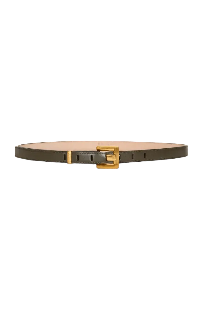 Anthem smooth leather belt