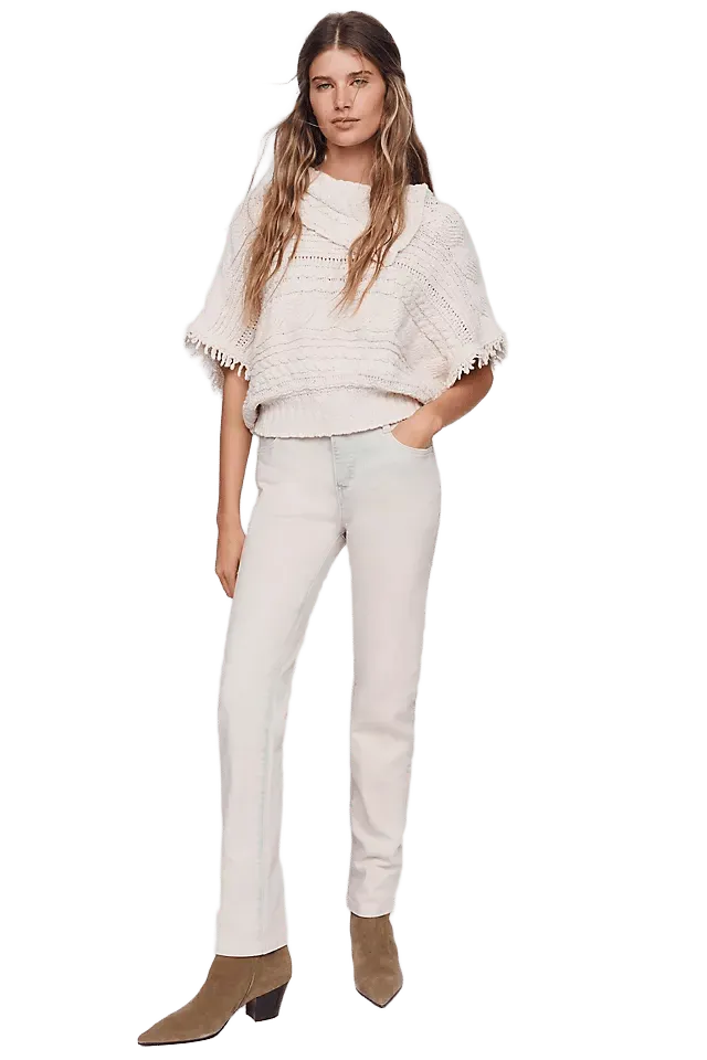 Pilcro Wren High-Rise Straight-Leg Jeans