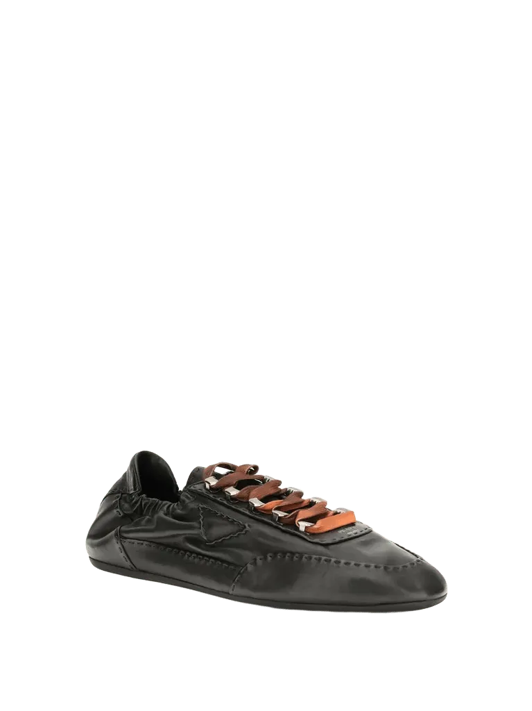 Prada Collapse Flat — Black