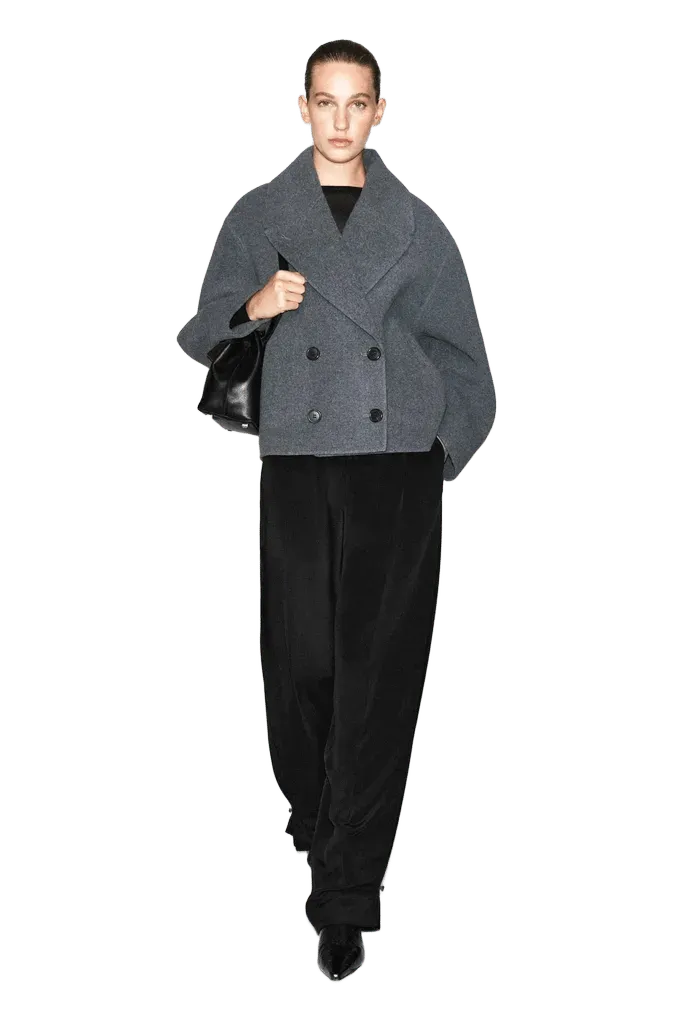 OVERSIZED DOUBLE-FACED WOOL JACKET