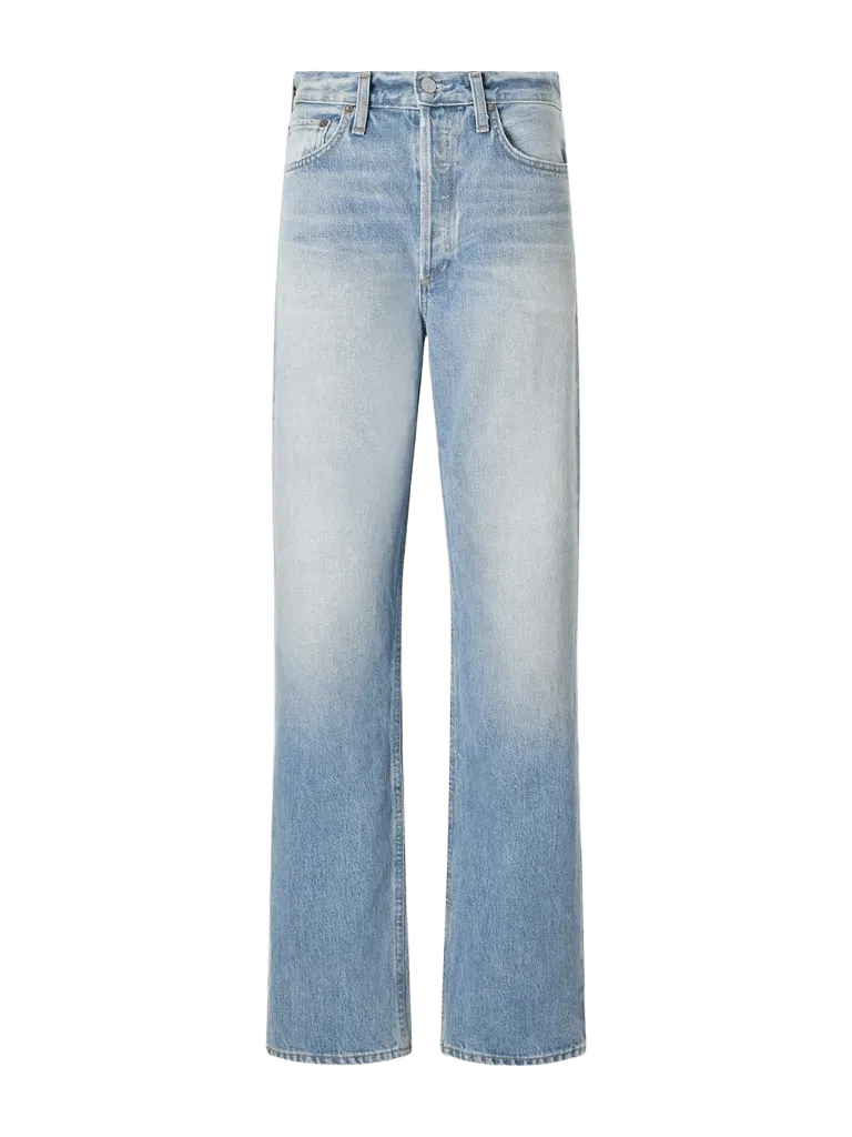 Kelly high-rise straight-leg jeans