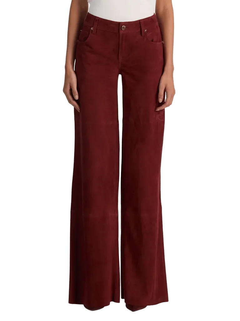 AMAZING SUEDE PANT - COGNAC