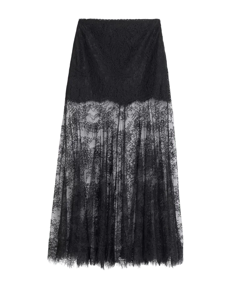 Carline Floral Lace Maxi Skirt