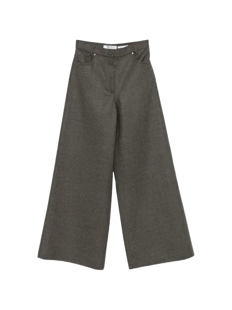 Mxsgennaio wide-leg wool trousers