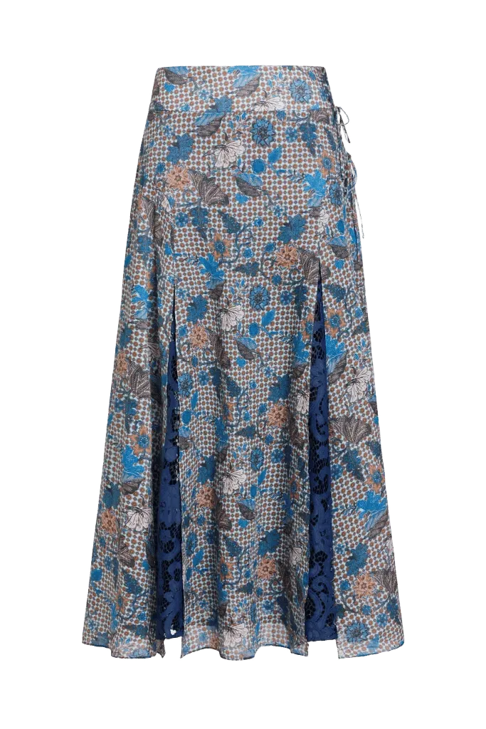 Gracen Skirt in Aegean