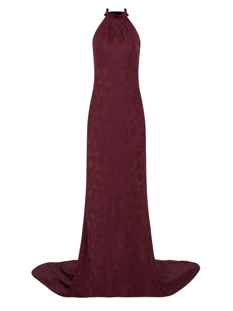 Michelle B Dress Shawl in Mahogany Burgundy