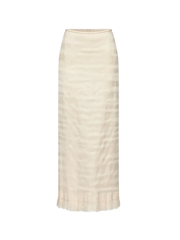 Paige Skirt in Cream