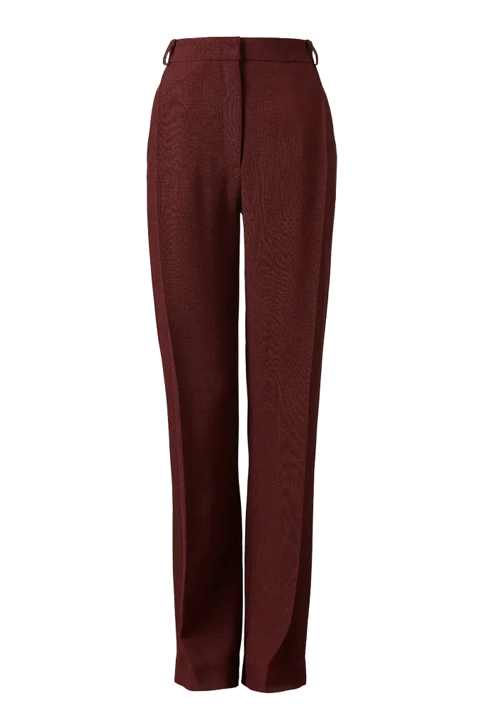 Gabrielle Trouser Burgundy