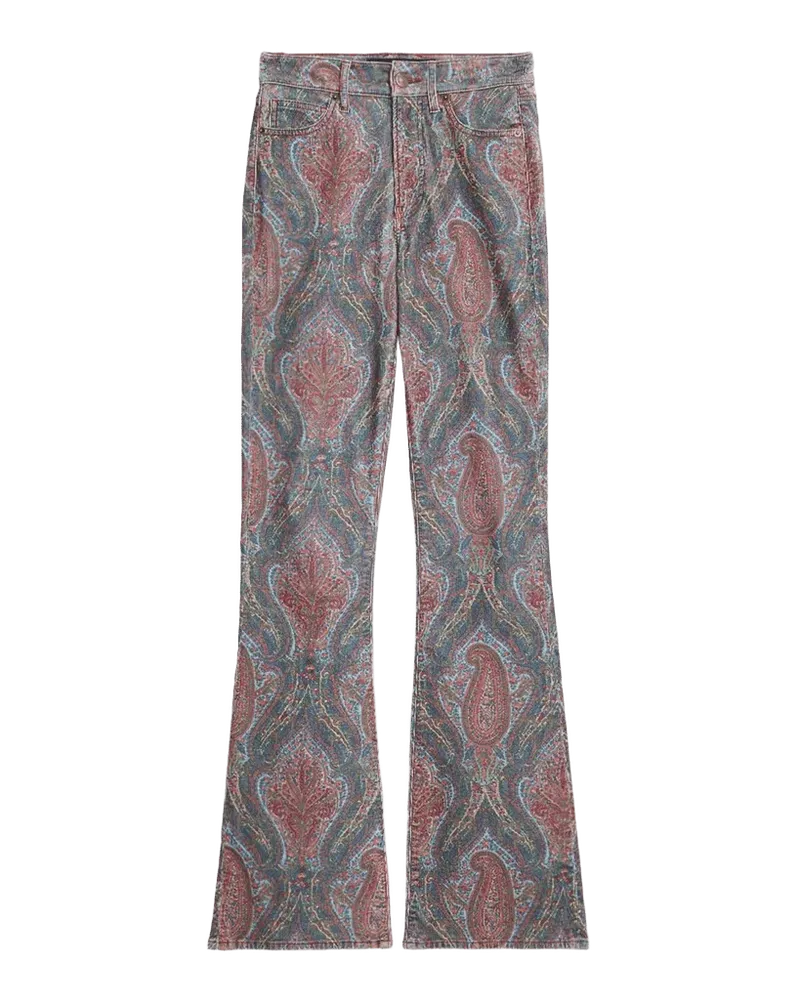 Beverly Paisley Flare Pants
