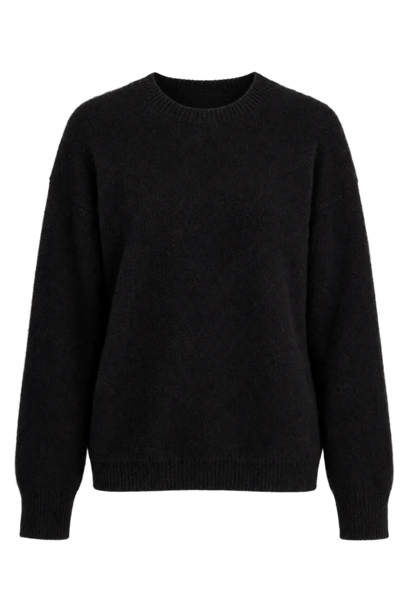 Plush Cashmere Crew Neck Sweater