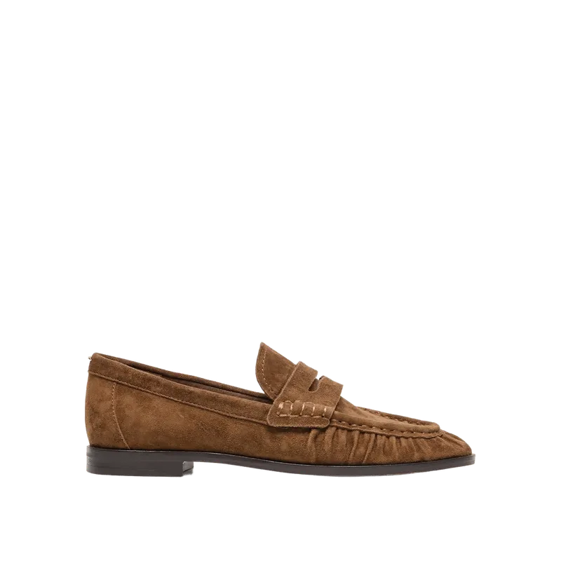 Baxen Loafers Chestnut Suede