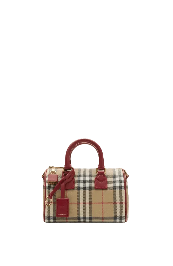 Mini Check Bowling Bag