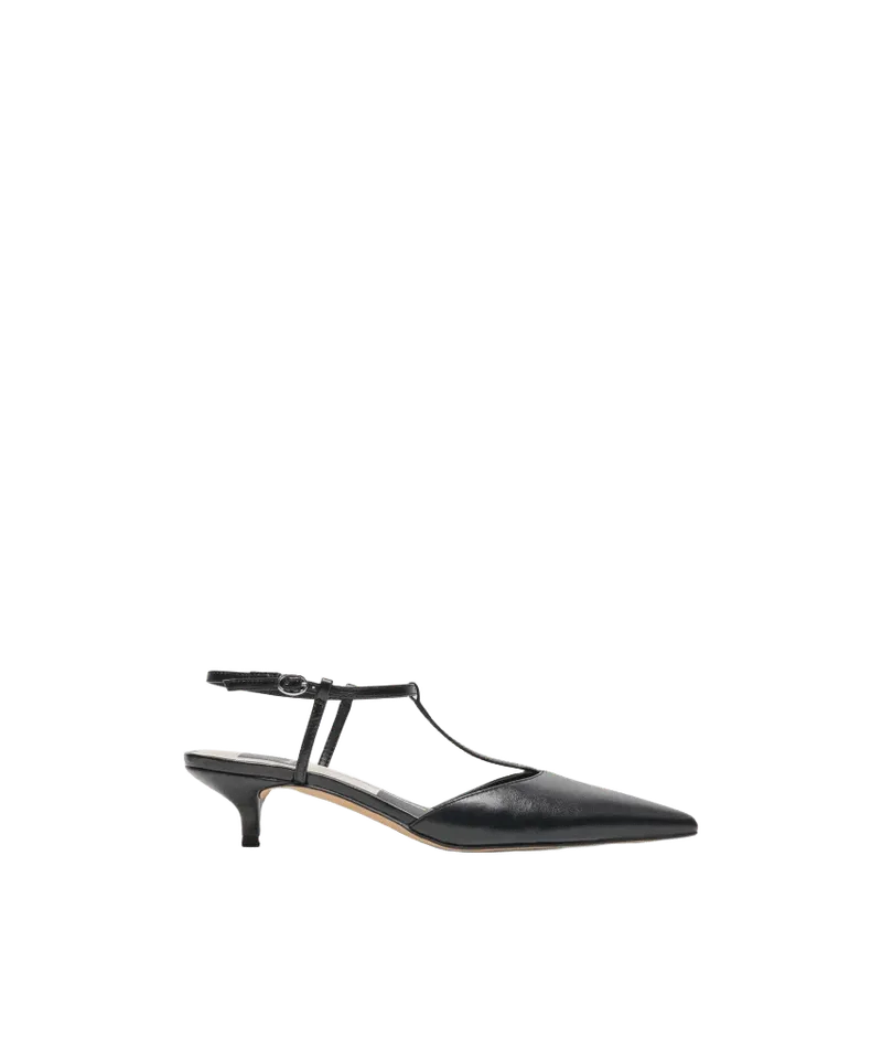 Torena Heels Black Leather