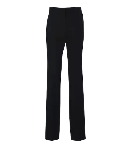 Virgin wool straight pants