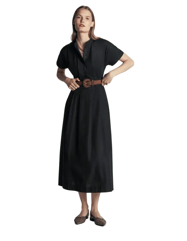 Grown On Sleeve Midi Dress