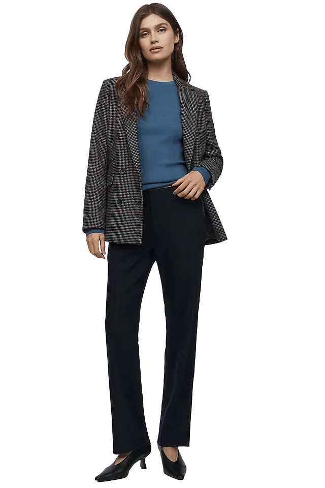 By Anthropologie Wool Blend Low Rise Trousers