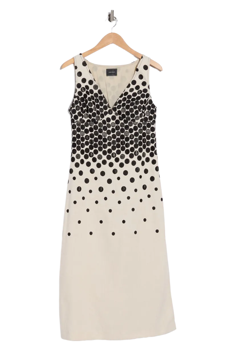 Polka Dot Sleeveless Dress