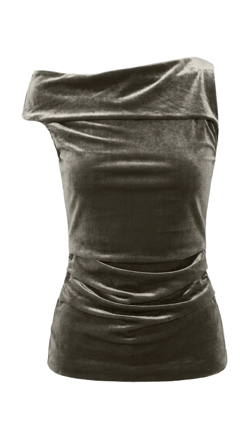 Carlin Velvet Top