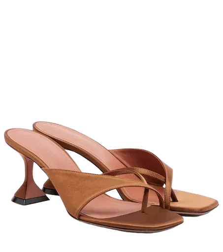 Shiona satin sandals