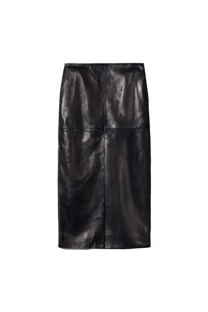 MARIHA LEATHER SKIRT