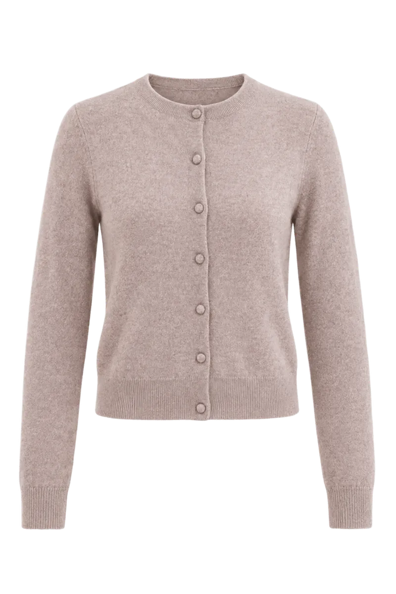 Wheat Cashmere Riley Cardigan