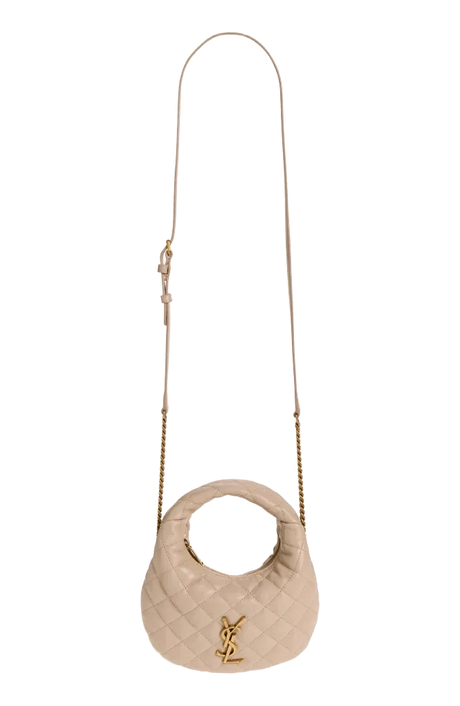 Icarino Mini Quilted Nappa Leather Crossbody Bag