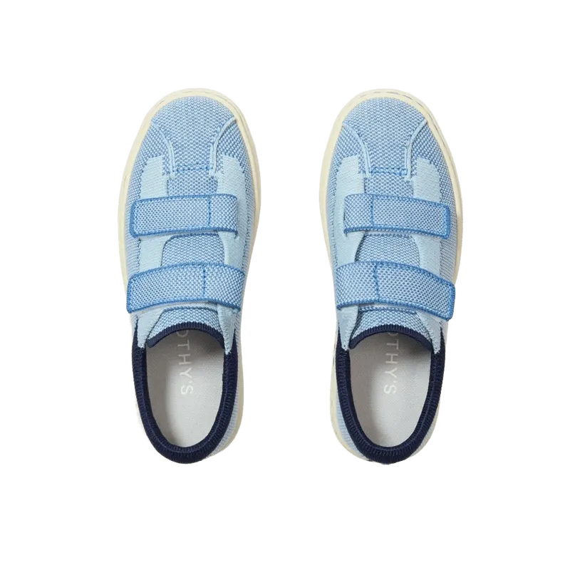 The Kids Strap Sneaker - Berry Blue