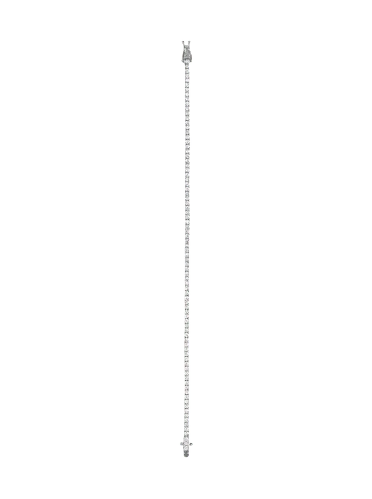 14K KATE RIVIÈRE BRACELET IN 1.8MM LAB DIAMOND, 14K WHITE GOLD