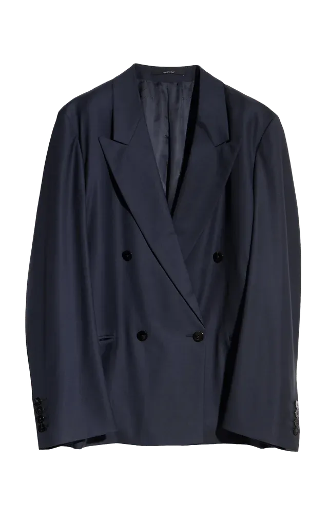 Double-Breasted Wool Jacket
